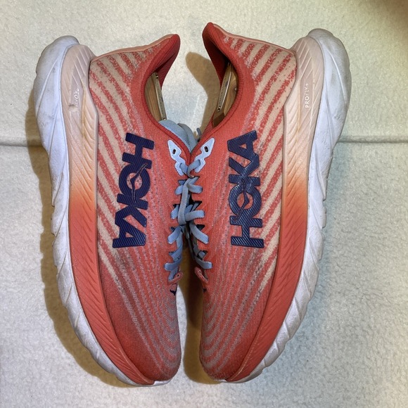 Hoka One One Shoes - Hoka One One Mach 5 Shoes Women's Size 8.5B Orange Running Training‎ Comfort